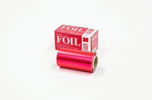 Premium Extra Wide Red Coloured Foil 120mm x 100m