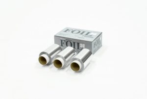 Premium Silver Hair Foil 100mm x 100m 3 x refills